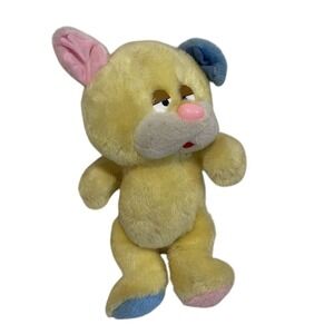Vintage Atlanta‎ Novelty Gerber Yellow Pink Blue Puppy Dog Baby Plush Taiwan